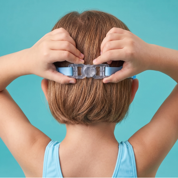 Masque de piscine enfant Spooly™ avec bouchons d'oreilles